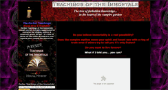 Desktop Screenshot of immortalis-animus.com