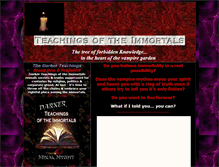 Tablet Screenshot of immortalis-animus.com